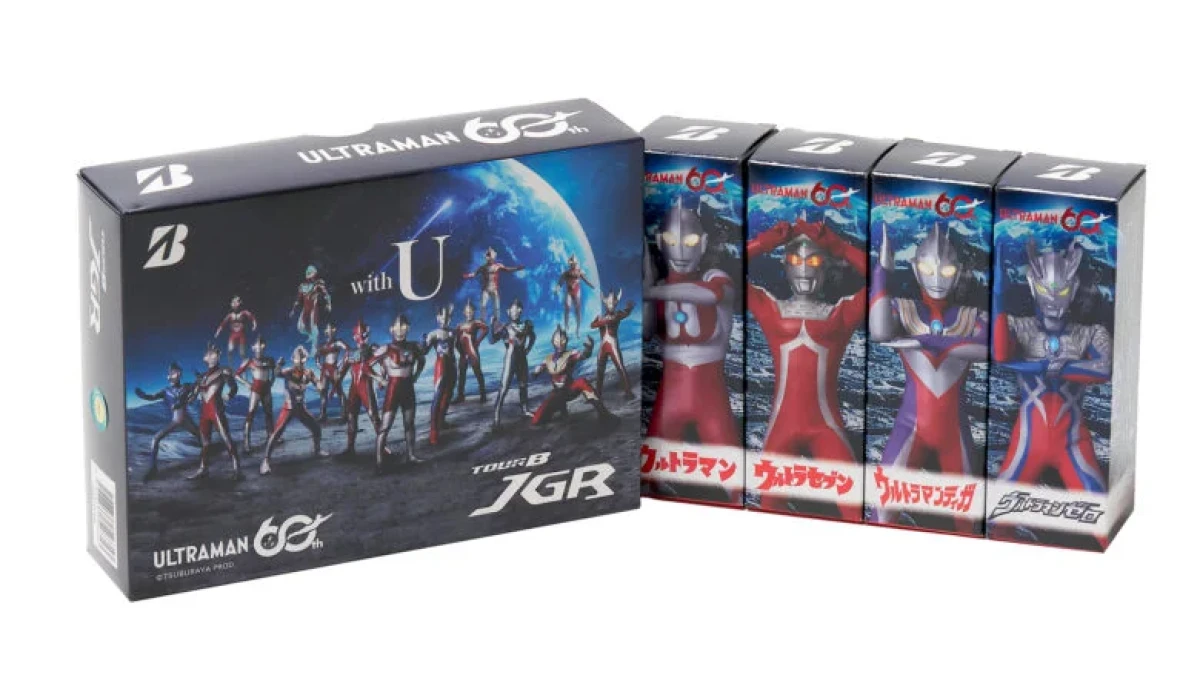 60周年記念 ブリヂストン製ゴルフボール「TOUR B JGR ウルトラマン